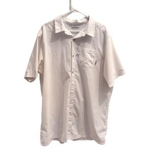 Columbia Men's Casual Cream Button Down Shirt